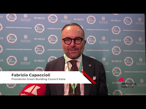 Rebuild 2026: (Capaccioli), ‘portiamo visione su sostenibilità del costruire’