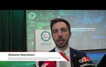 Rebuild 2026 ass. Marchiori ‘Trentino si fa laboratorio del futuro dellabitare 364x230