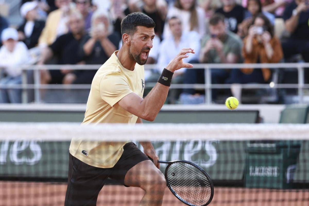 Roland Garros, oggi Djokovic - Mpetshi Perricard: il match in diretta