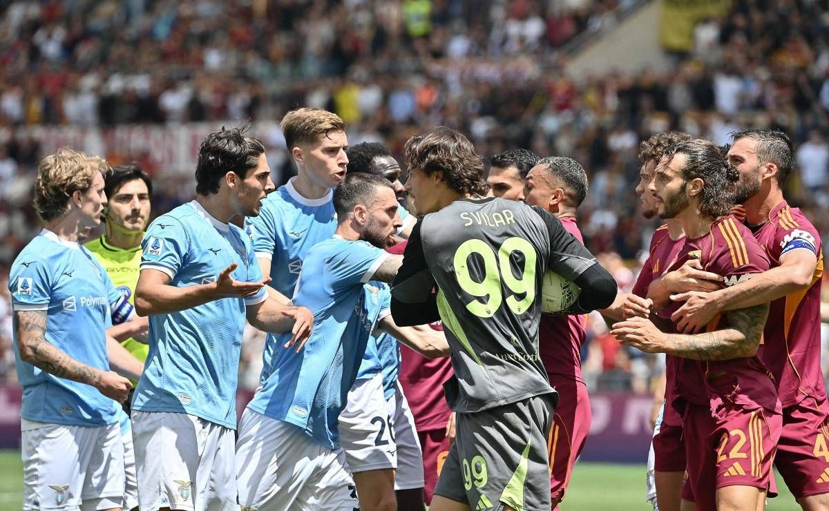 Roma-Lazio, espulsi Rovella e Wesley per rissa: cos'è successo all'Olimpico