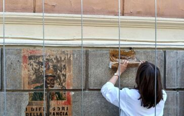 roma municipio i interviene per salvaguardia manifesti degli anni 40 trovati a via cola di rienzo 2