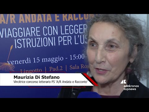 Salone Libro, Di Stefano (vincitrice concorso FS) "Emozionata di aprire l'antologia 'Viaggiare con