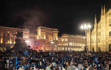 Scudetto Inter da Amadeus a Tananai chi cera alla festa in piazza Duomo 364x230