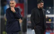 serie a iniziato domino allenatori sarri allatalanta gattuso alla lazio 2