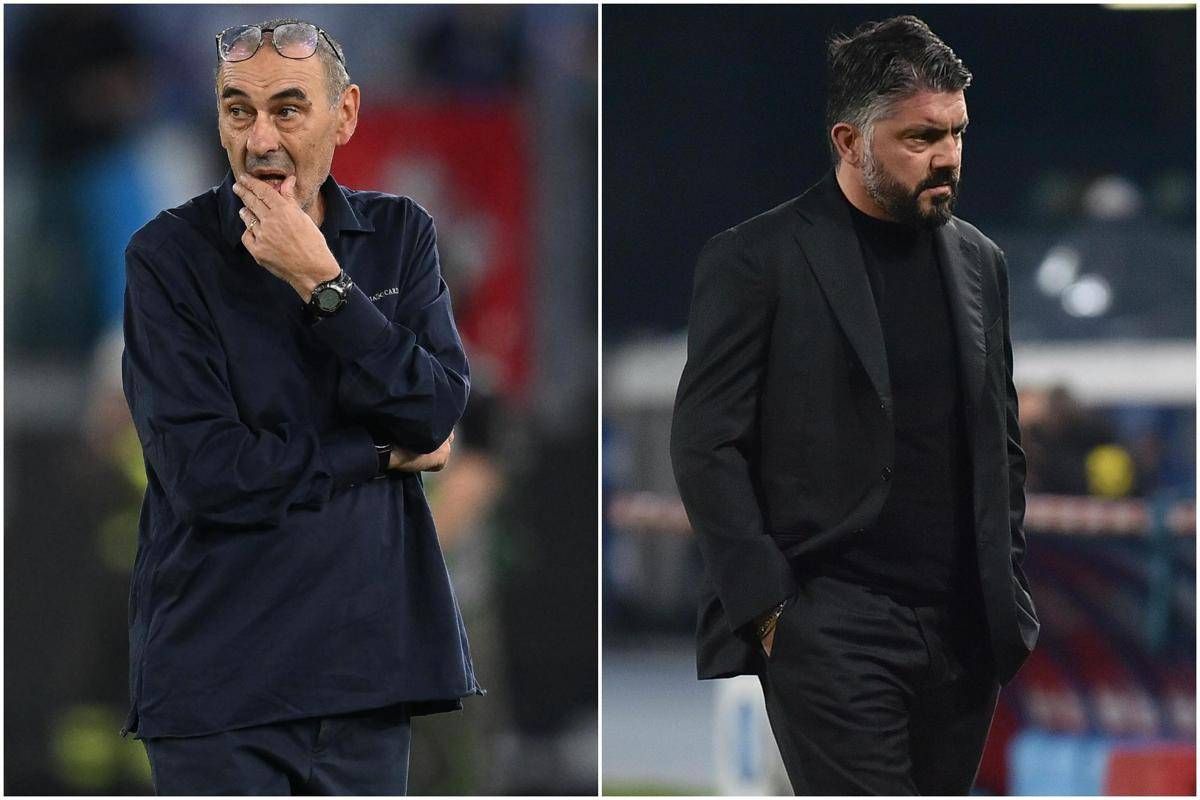 Serie A, iniziato domino allenatori: Sarri all'Atalanta, Gattuso alla Lazio