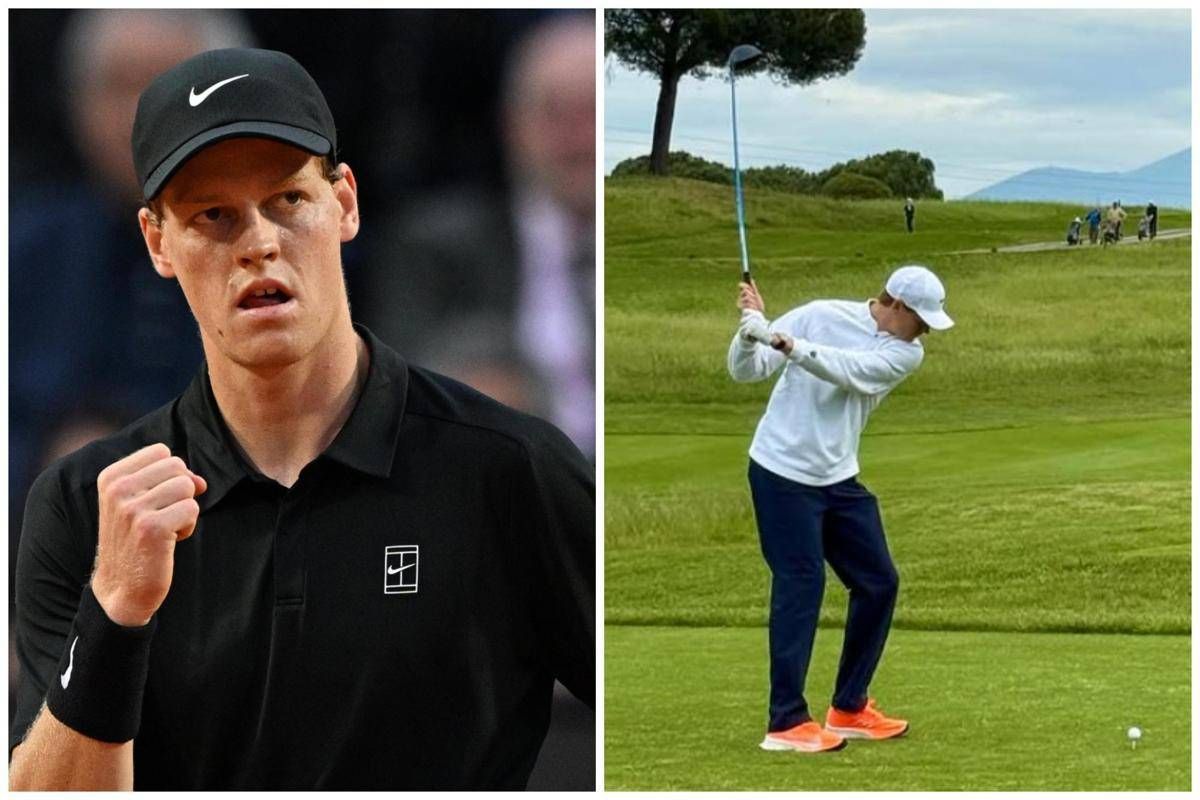 Sinner, prima di Popyrin la sfida con Vagnozzi... a golf