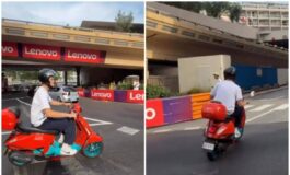 Sinner relax a Montecarlo paparazzato. in vespa 265x160