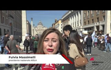Sla corteo Aisla e incontro con il Papa Massimelli ‘riconoscimento per nostra comunita 364x230