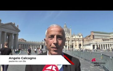 Sla paziente Calcagno ‘marcia Aisla verso San Pietro ci da la forza per combattere 364x230