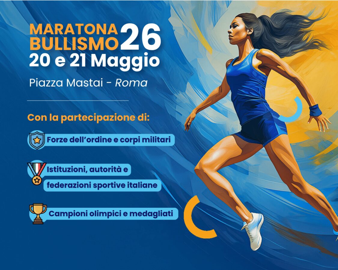 Torna la Maratona Bullismo 2026, due giorni tra testimonianze, sport e cultura