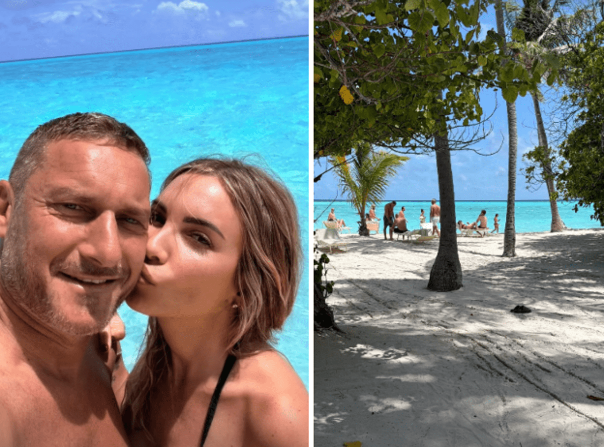 Totti dopo il divorzio da Blasi vola alle Maldive con Noemi Bocchi