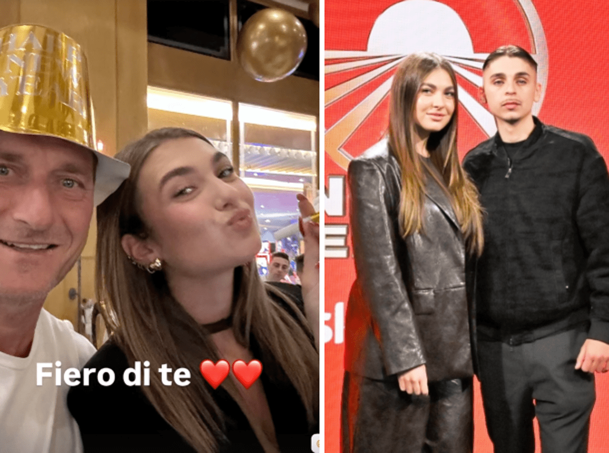 Totti papà orgoglioso, l'emozione per la vittoria di Chanel: "Mi ha sorpreso"