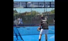 Totti torna in campo per il padel team giallorosso con Cerci poster 265x160