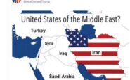 trump e liran americano il presidente pubblica la mappa a stelle e strisce 2