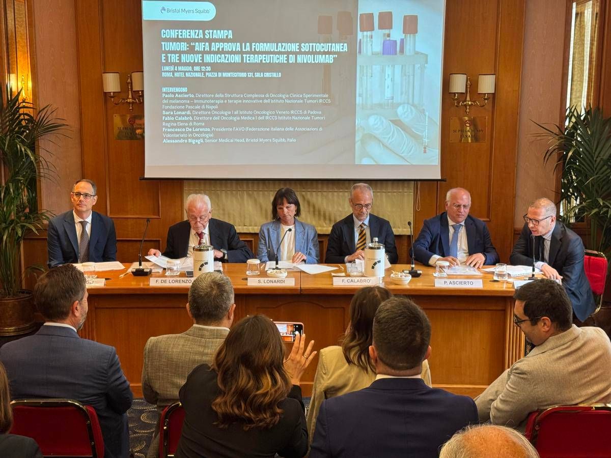 Tumori: in Italia l'immunoterapia sottocute, si somministra in pochi minuti