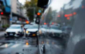 auto sulla folla