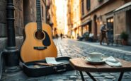 Concerto a sorpresa di Fulminacci in via della Pelliccia