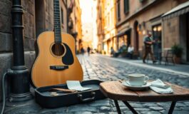 Concerto a sorpresa di Fulminacci in via della Pelliccia