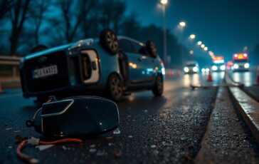 Incidente sulla tangenziale di Novara: Opel Corsa si ribalta e lascia due feriti gravi