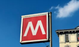 red metro blocked in Milan