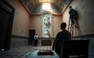 Nuovo volto per l'angelo di San Lorenzo in Lucina a Roma