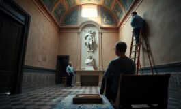Nuovo volto per l'angelo di San Lorenzo in Lucina a Roma