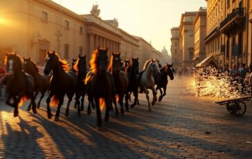 Paura alle Terme di Caracalla: cavalli in fuga dopo un botto, quattro feriti e verifiche su vigili