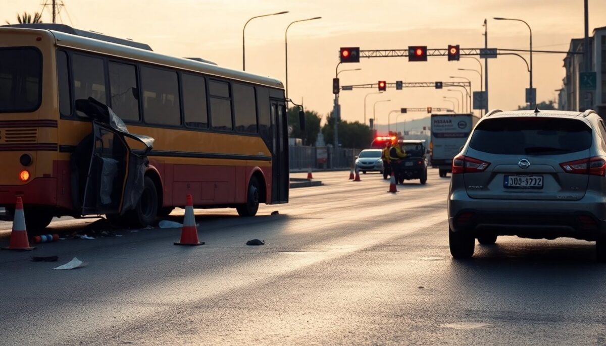 Scontro a Mazara del Vallo tra scuolabus e Nissan Qashqai: il bilancio e i soccorsi