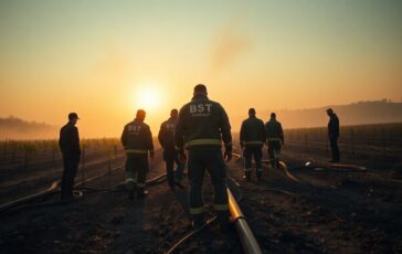 Scoperta una piantagione di cannabis dopo un incendio nelle campagne toscane