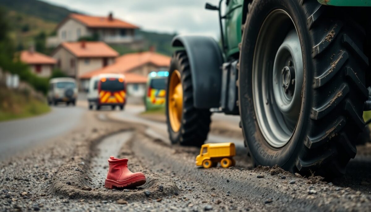 Tragedia in Sardegna: bambino travolto da trattore durante retromarcia