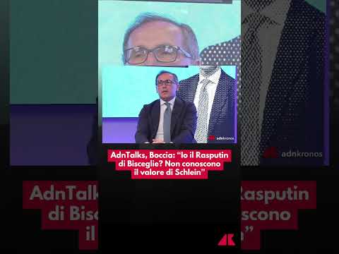 AdnTalks, Boccia: "Io il Rasputin di Bisceglie? Non conoscono il valore di Schlein"