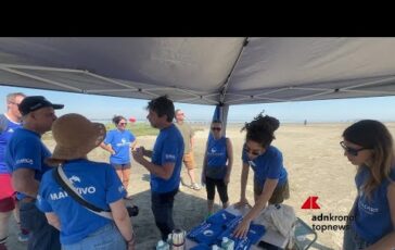 arca fondi e marevivo portano arca blue leaders sulla spiaggia della boschettona 2