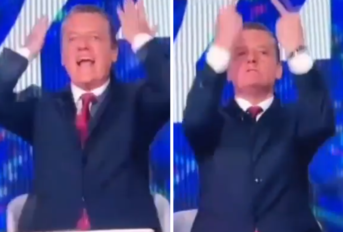 Baracchini sospeso dalla conduzione dopo il gesto in diretta, direttore RaiNews: "Tuteliamo la testata"