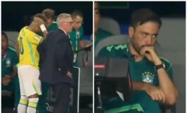 Brasile Ancelotti fa entrare Neymar e il figlio Davide scuote la testa Vide 265x160