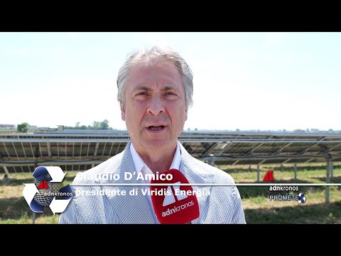 Energia: D’Amico (Viridis), ‘coi nostri impianti energia rinnovabile senza inquinare’