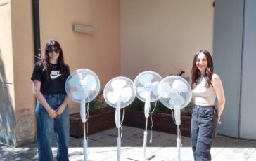 Energia Mediapoint Exhibitions dona 35 ventilatori a Fondazione La ricerca Don Giorgio Bosini Ets 364x230