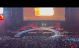 Eros Ramazzotti scalda la sua citta in 42mila allo stadio Olimpico Video 265x160