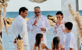 Fognini e Pennetta lanniversario di matrimonio e la festa a sorpresa in spiaggia 265x160