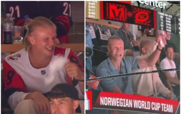 Haaland altro che Mondiali va a vedere lhockey 364x230