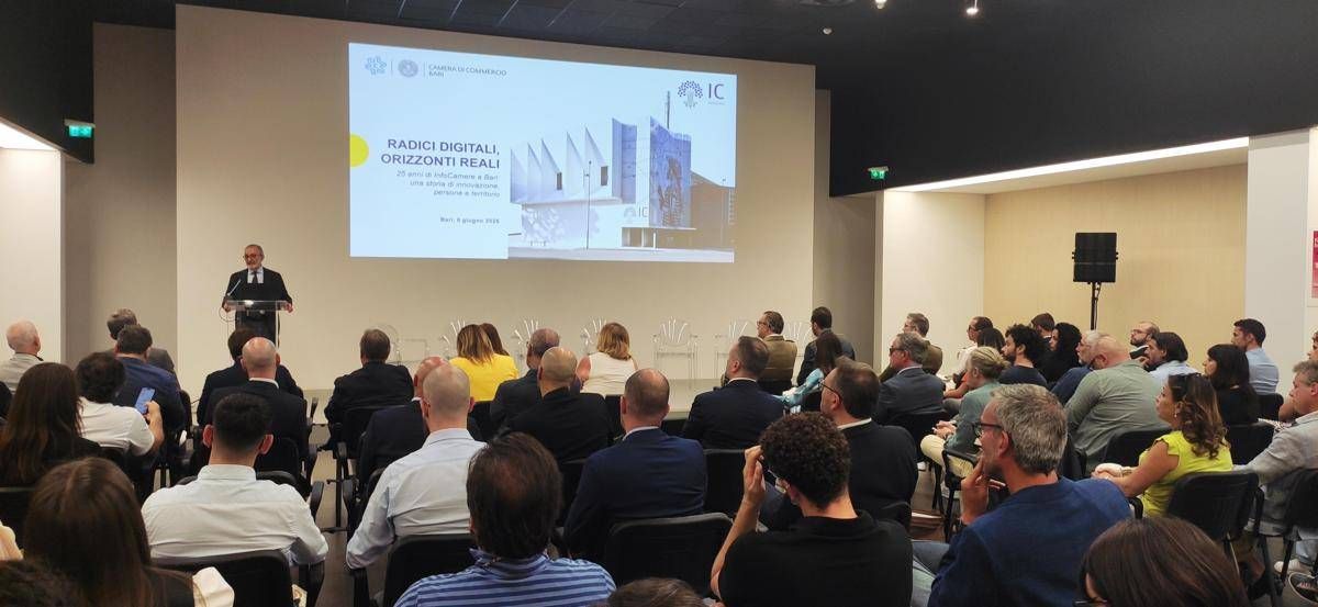 Infocamere a Bari da 25 anni: da start-up a polo digitale per l'innovazione del Paese