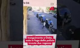 Inseguimento a Ostia auto in fuga dalla polizia investe due ragazze 265x160