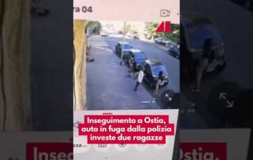 Inseguimento a Ostia auto in fuga dalla polizia investe due ragazze 364x230