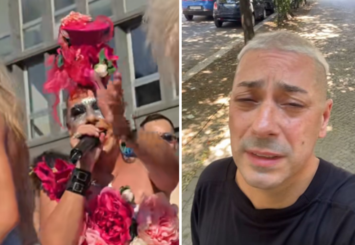 Insulta Salvini sul carro del Milano Pride, poi chiede scusa: "Colpa del caldo"
