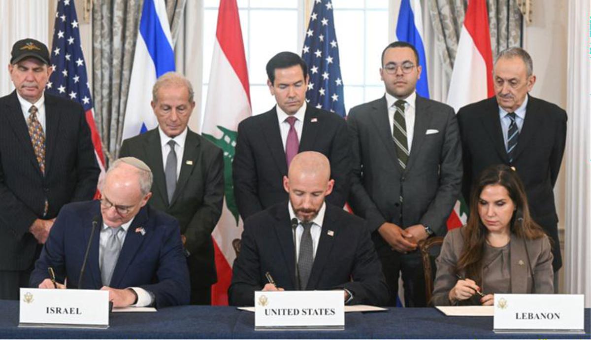 Israele-Libano, accordo firmato a Washington. Netanyahu: "Idf restano fino al disarmo di Hezbollah"