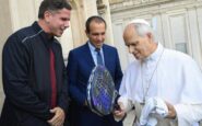 italy major premier padel il presidente fip luigi carraro e paquito navarro ricevuti da papa leone xiv 2