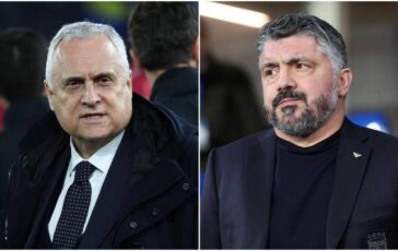 Lazio inizia lera Gattuso lex ct oggi a Formello in attesa della cena con Lotito 364x230