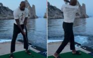 lebron james gioca a gof in mare il codacons accusa sta inquinando 2