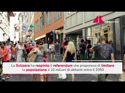 Limite popolazione a 10 milioni, Svizzera respinge referendum