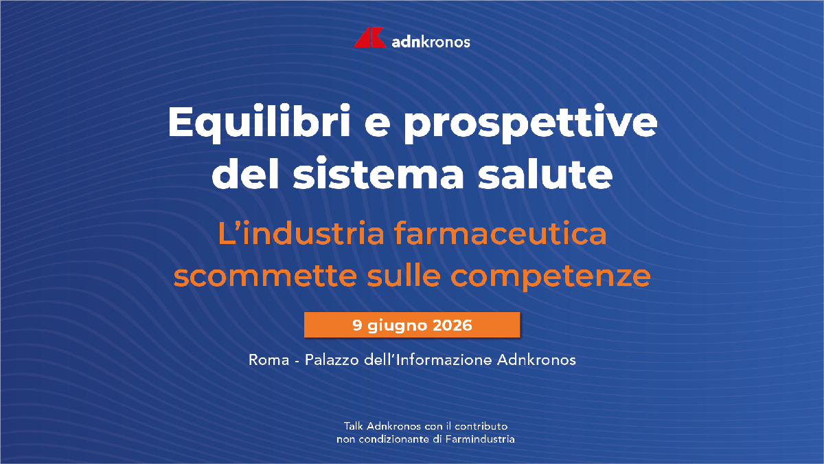 L’industria farmaceutica scommette sulle competenze, il 9 giugno il talk Adnkronos