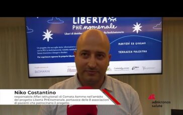Malattie rare Costantino Cometa Asmme ‘Liberta PHEnomenale mostra sfide dei pazienti con Pku 364x230